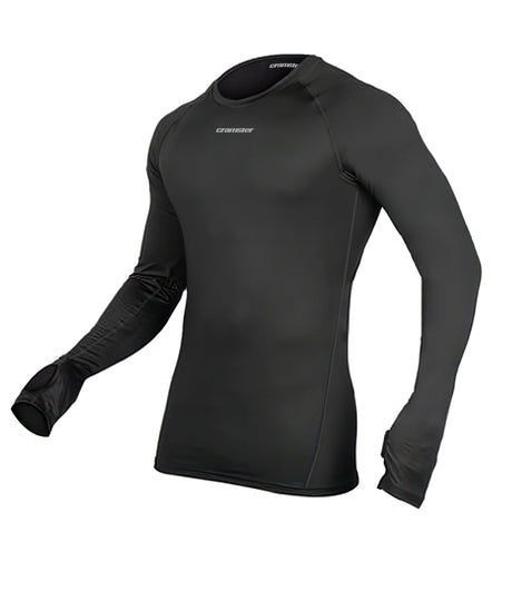 Cramster HyperFlex 2 Base Layer Upper 4-Way Stretch Moisture-Wicking Anti-Odor Motorcycle Riding Compression Shirt