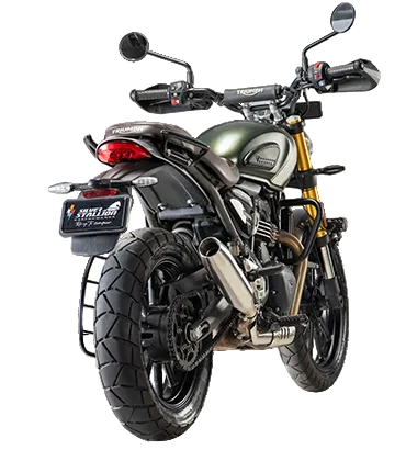 Silver Stallion Blaze Performance Exhaust for Triumph Speed 400 Scrambler 400X T4 silver black matte brushed