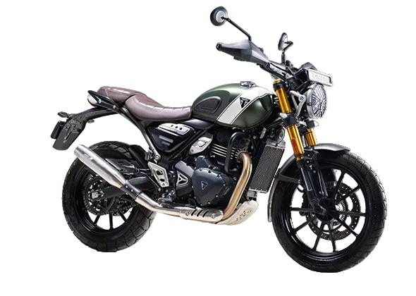 Silver Stallion Blaze Performance Exhaust for Triumph Speed 400 Scrambler 400X T4 silver black matte brushed