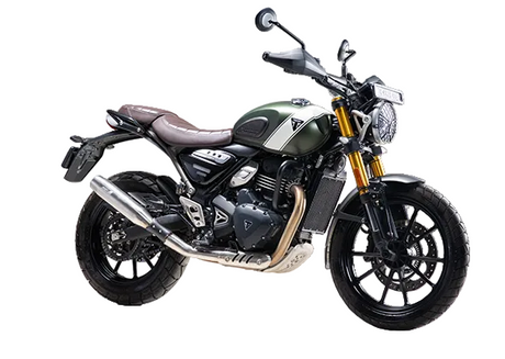 Silver Stallion Blaze Performance Exhaust for Triumph Speed 400 Scrambler 400X T4 silver black matte brushed