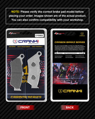 CRANK1 CFB902 carbon rear brake pads for Triumph Rocket 3
