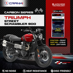 CRANK1 CFB181 carbon front brake pads for Triumph Street Scrambler 900 2017–2020