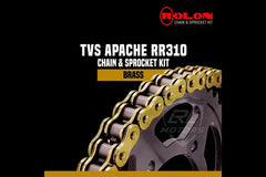 TVS Apache RR 310 Rolon Brass Chain & Sprocket Kit