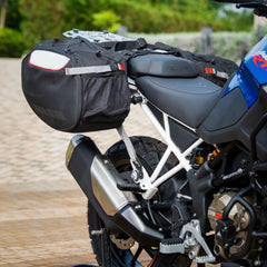 Auto Engina Luggage Strap Mount for TVS Apache RTX 300 | Soft Luggage Tie-Down & Saddle Stay Mount