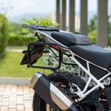 Auto Engina Pannier Stays for TVS Apache RTX 300 with aluminium pannier and touring luggage mounting support

