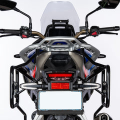 Auto Engina Pannier Stays for TVS Apache RTX 300 with aluminium pannier and touring luggage mounting support
