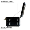 Auto Engina 72L Black Aluminium Panniers for TVS Apache RTX 300 Motorcycle