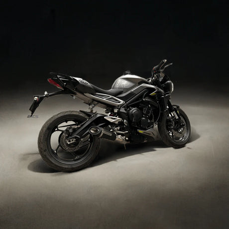Outlaw 2.0 stainless steel full system exhaust for Triumph Street Triple 765 2023 2024 2025