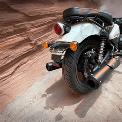 B-16 Bass Master stainless steel barrel exhaust for Royal Enfield Shotgun 650 motorcycle