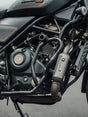 Legundary Custom Thanos Crash Guard with Slider for Harley-Davidson X440 Black Mild Steel Engine Protection Frame