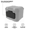 Auto Engina 42L Black Aluminium Top Box for TVS Apache RTX 300 Adventure Motorcycle