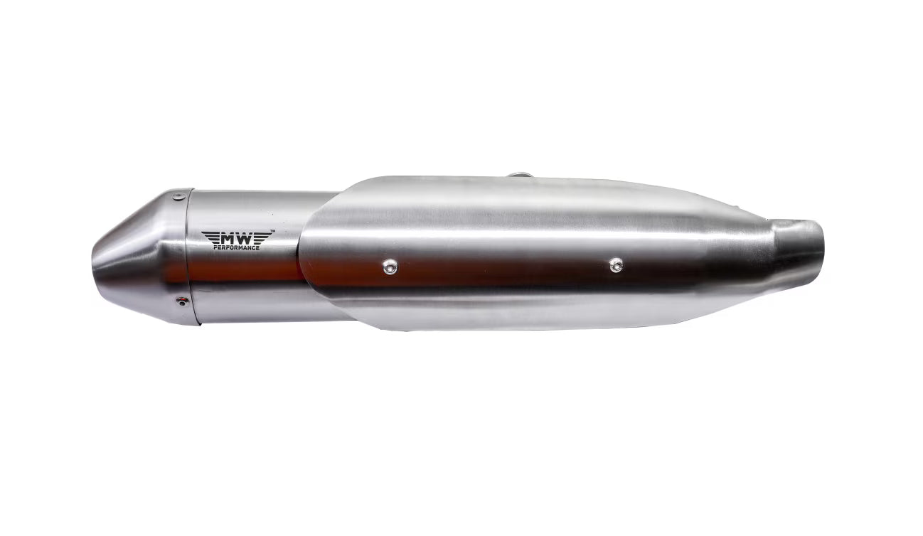 Motowings Thrasher exhaust Hero Xpulse performance SS304 aggressive slip on exhaust BS4 BS6 Rally Pro