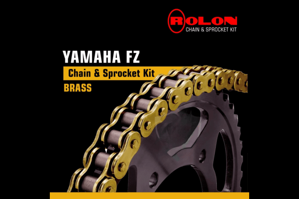 Yamaha FZ16 Rolon Brass Chain & Sprocket Kit
