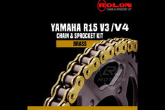 Yamaha R15 V3 / V4 Rolon Brass Chain Sprocket Kit