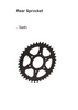 Rolon Brass Chain and Sprocket Kit for Yamaha FZ25 250cc
