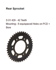 Brass Chain and Sprocket Kit NXRC 234 for Yamaha R15 14T 42T 120 Links