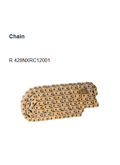 Brass Chain and Sprocket Kit NXRC 234 for Yamaha R15 14T 42T 120 Links