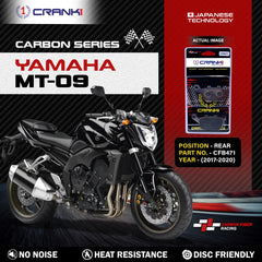 CRANK1 CFB471 Carbon Rear Brake Pads for Yamaha MT-09 2017-2020