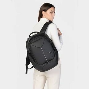 Vantora VELAR 20L Carbon Black Laptop Backpack for Work, College & Daily Commute