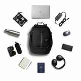 Vantora VELAR 20L Carbon Black Laptop Backpack for Work, College & Daily Commute
