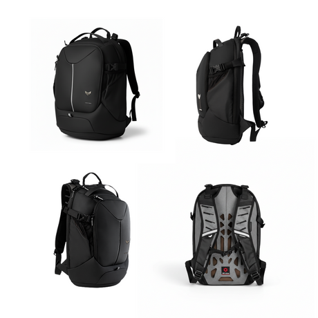 Vantora VELAR 20L Carbon Black Laptop Backpack for Work, College & Daily Commute