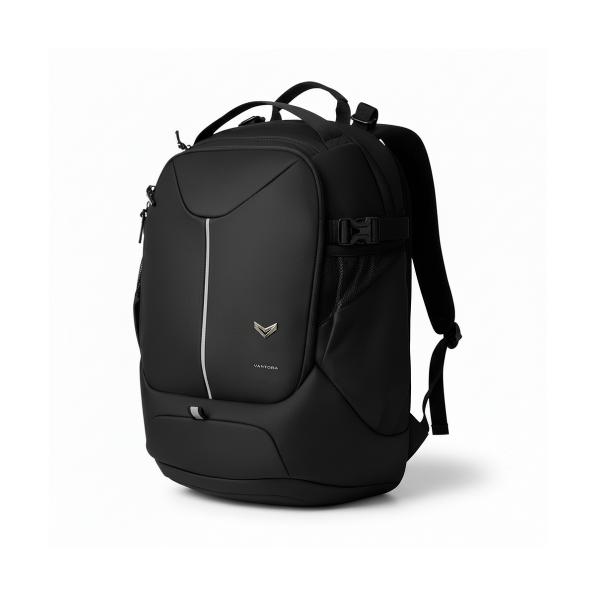 Vantora VELAR 20L Carbon Black Laptop Backpack for Work, College & Daily Commute