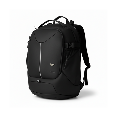 Vantora VELAR 20L Carbon Black Laptop Backpack for Work, College & Daily Commute