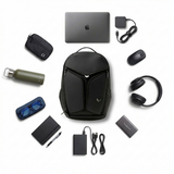 Vantora LYCAN 30L Carbon Black Laptop Backpack for Work, Commute, Travel & Daily Carry