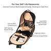 Vantora LYCAN 30L Carbon Black Laptop Backpack for Work, Commute, Travel & Daily Carry