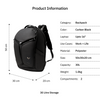 Vantora LYCAN 30L Carbon Black Laptop Backpack for Work, Commute, Travel & Daily Carry