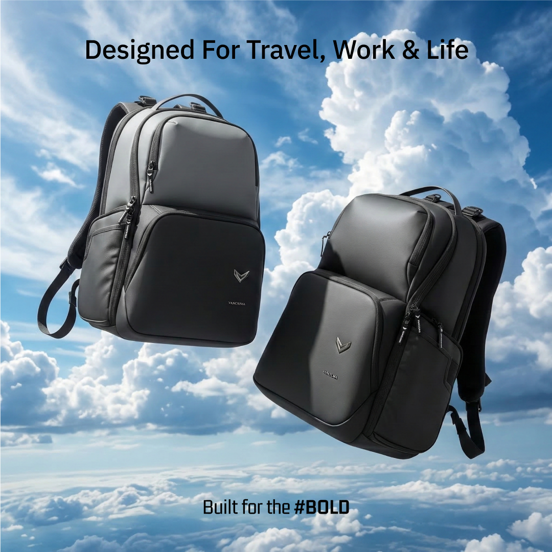 Vantora LEXOR 25L Water-Resistant Laptop Backpack for Work and Commute with 16-Inch Laptop and 12.9-Inch Tablet Compatibility