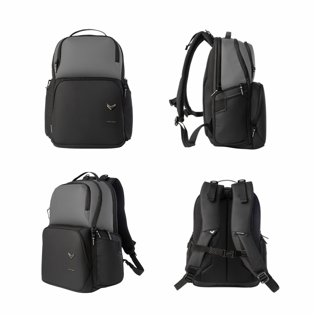 Vantora LEXOR 25L Water-Resistant Laptop Backpack for Work and Commute with 16-Inch Laptop and 12.9-Inch Tablet Compatibility