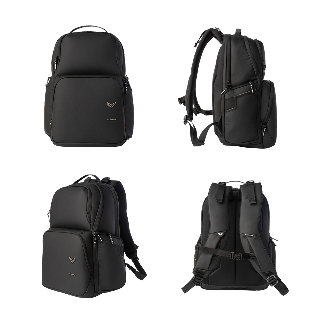 Vantora LEXOR 25L Water-Resistant Laptop Backpack for Work and Commute with 16-Inch Laptop and 12.9-Inch Tablet Compatibility