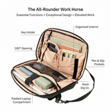 Vantora ION 16-Inch Laptop Briefcase in a water-resistant design for office, professional work and daily commute.