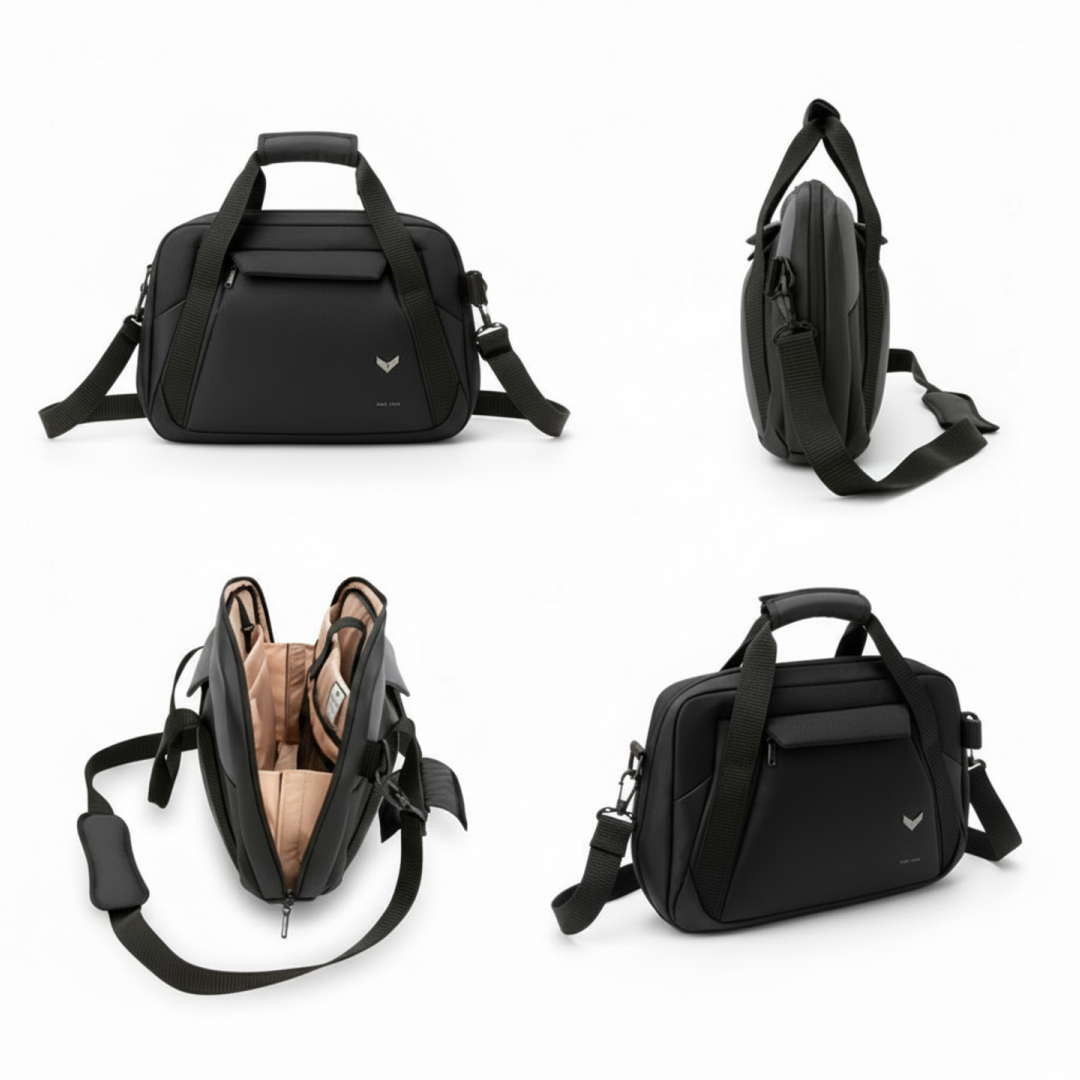 Vantora ION 16-Inch Laptop Briefcase in a water-resistant design for office, professional work and daily commute.