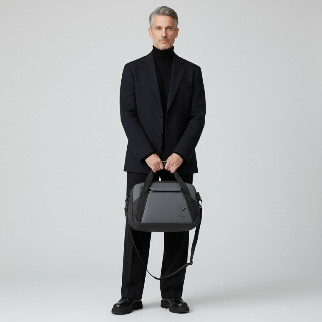 Vantora ION 16-Inch Laptop Briefcase in a water-resistant design for office, professional work and daily commute.