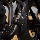 Auto Engina Crash Guard and Leg Guard for Royal Enfield Guerrilla 450 in black with built-in sliders
