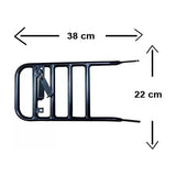 Luggage Carrier for Royal Enfield Standard, Electra and Classic 350, 500 CC (Black)
