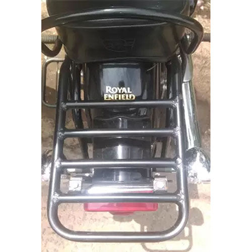Luggage Carrier for Royal Enfield Standard, Electra and Classic 350, 500 CC (Black)