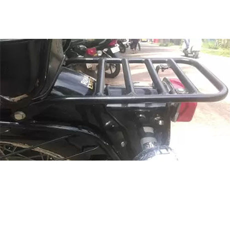 Luggage Carrier for Royal Enfield Standard, Electra and Classic 350, 500 CC (Black)