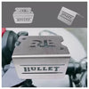 Motorcycle Bike Front Disc Brake Fluid Reservoir Cap Cover Guard Protector (Stainless Steel) For Bullet