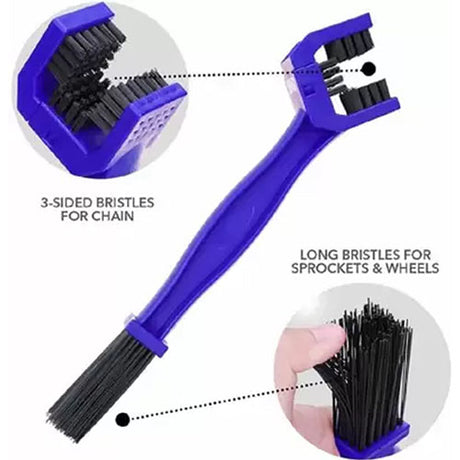 Universal Bike Chain Clean Brush (Blue)