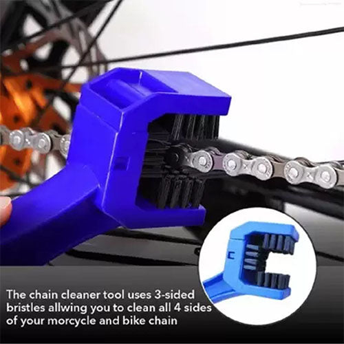 Universal Bike Chain Clean Brush (Blue)