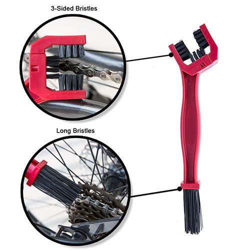 Universal Bike Chain Clean Brush (Red)