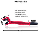 Universal Bike Chain Clean Brush (Red)