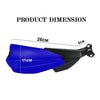 Blue universal motorcycle handle protector hand guards for Duke NS200 MT15 and Dominar