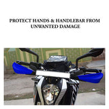 Blue universal motorcycle handle protector hand guards for Duke NS200 MT15 and Dominar