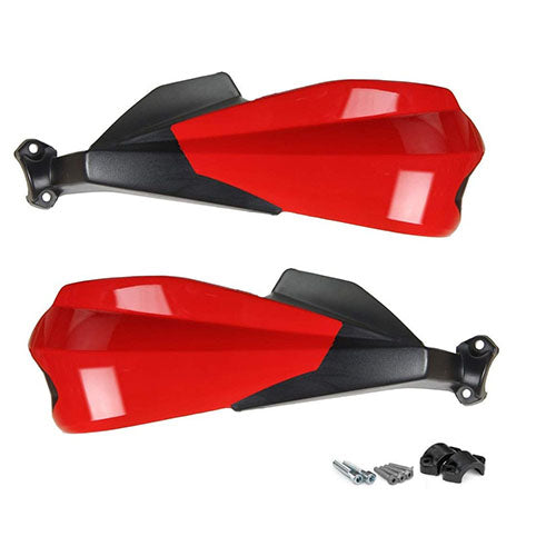 Red universal motorcycle handle protector hand guards for Duke NS200 MT15 and Dominar