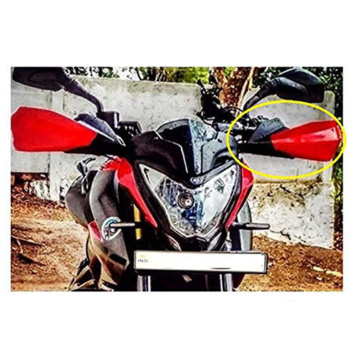Red universal motorcycle handle protector hand guards for Duke NS200 MT15 and Dominar