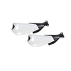White universal motorcycle handle protector hand guards for Duke NS200 MT15 and Dominar